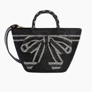Eric Javits New York Antoinette Jr Black Mix tote bag WITH TAGS